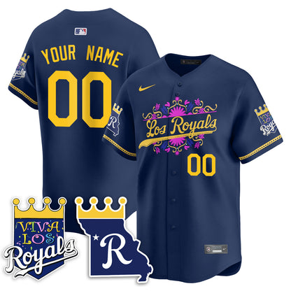 Custom Viva Los Royals 2024 Vapor Limited Jersey