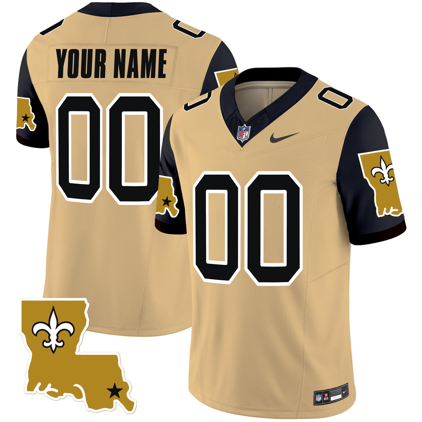 Saints 1987 Legacy Vapor Limited Custom Jersey V2 - All Stitched