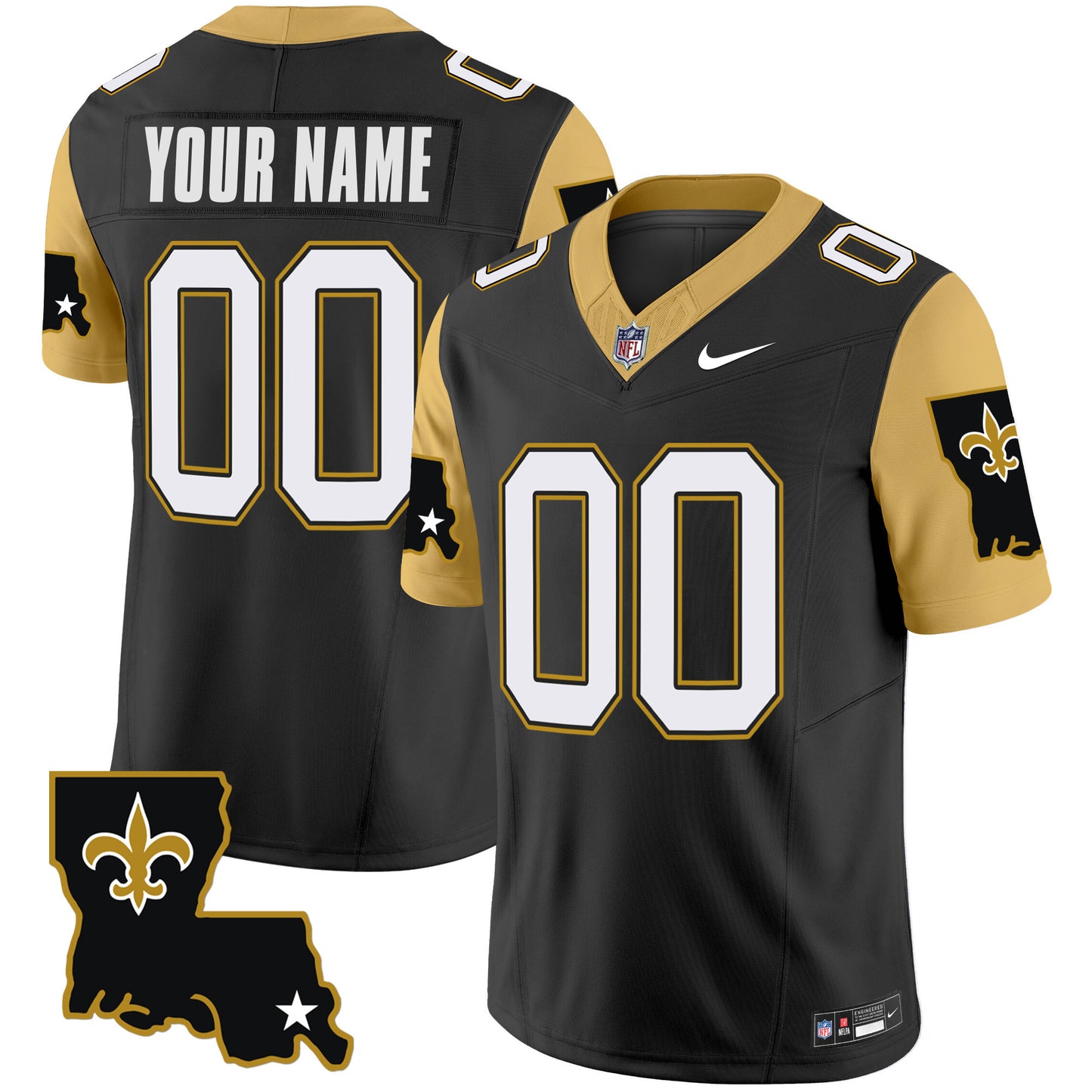Saints 1987 Legacy Vapor Limited Custom Jersey V2 - All Stitched