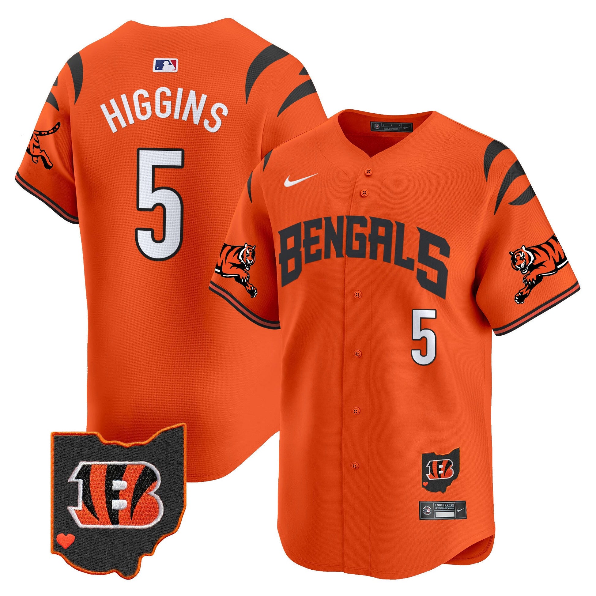 Men's Bengals Vapor Premier Limited Jersey - All Stitched