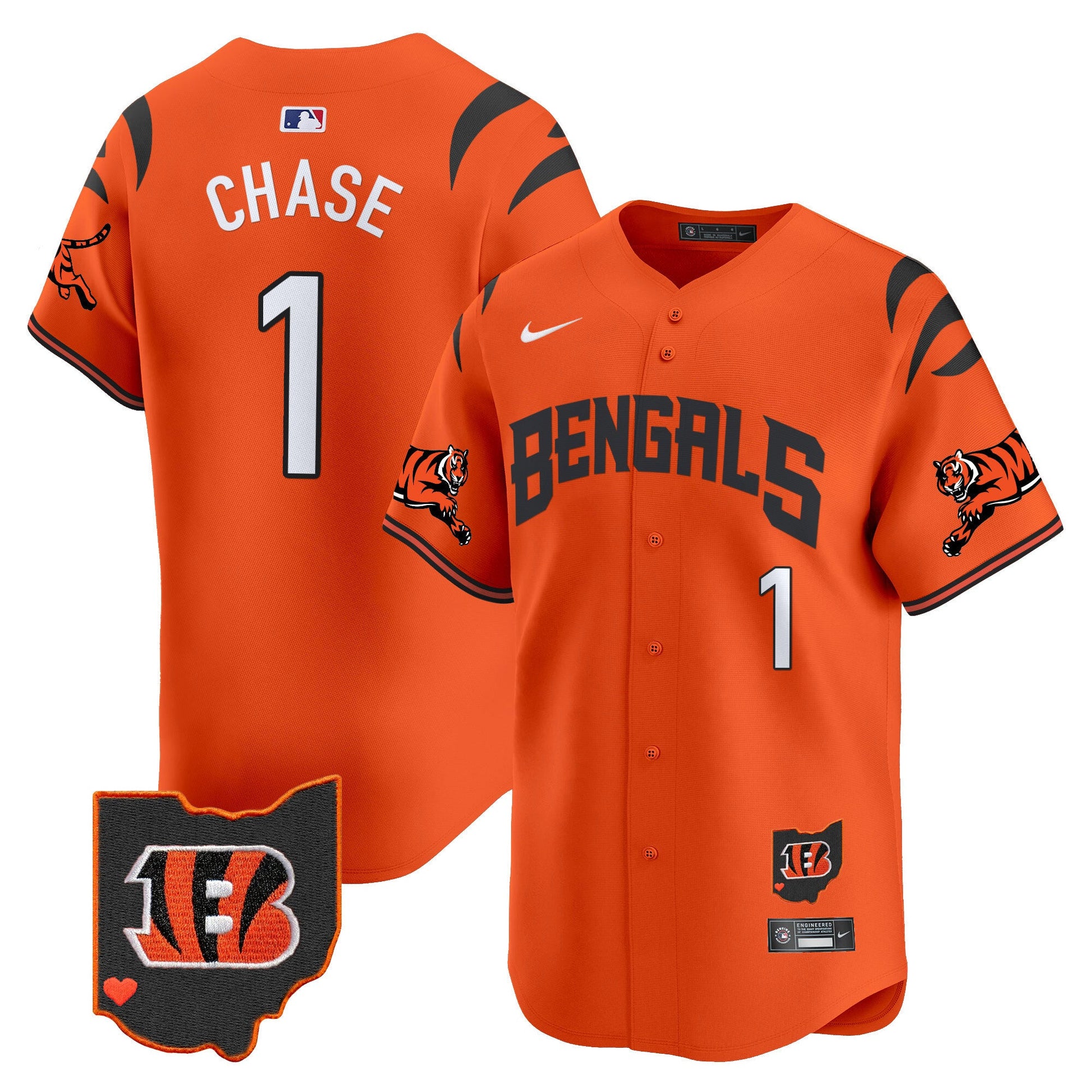 Men's Bengals Vapor Premier Limited Jersey - All Stitched