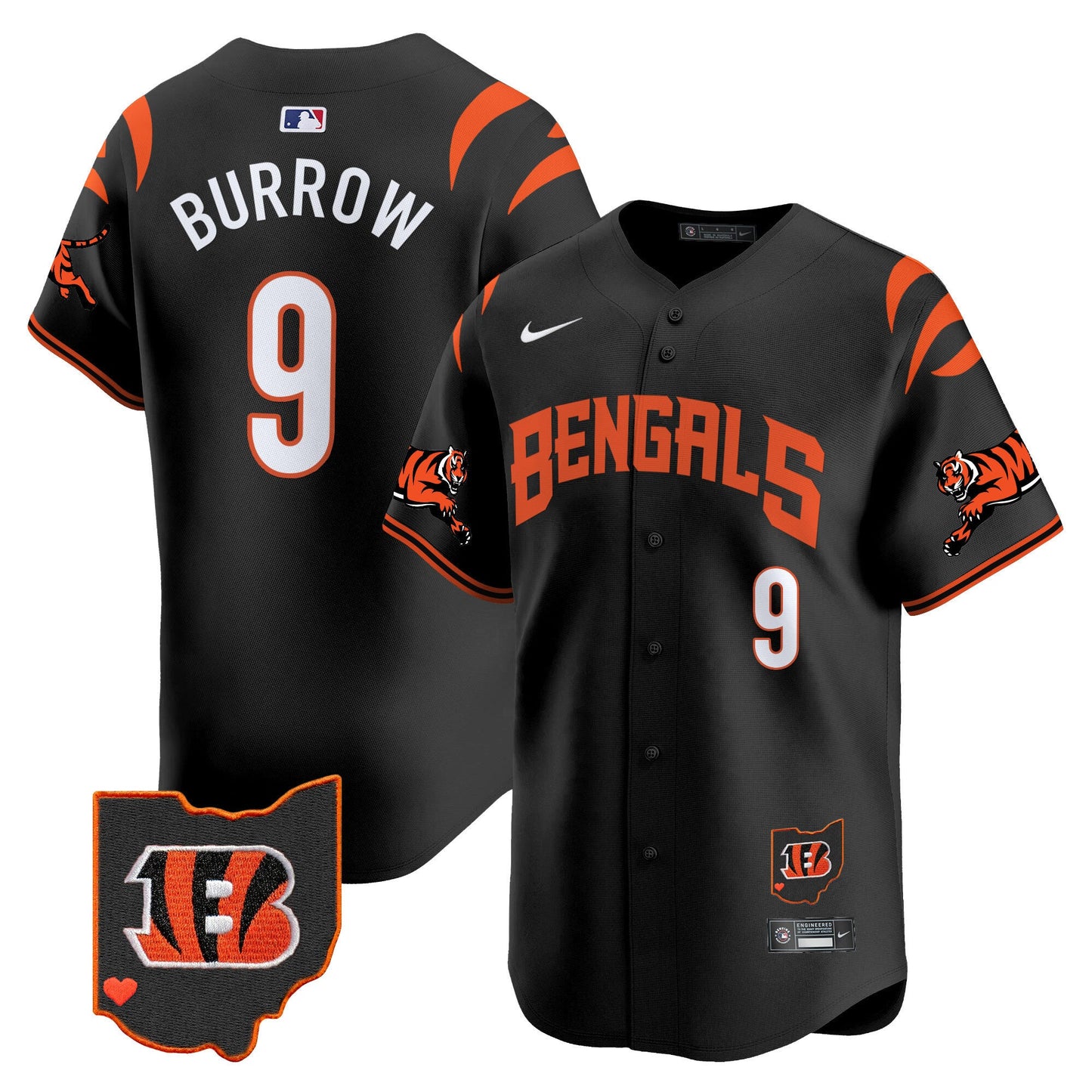 Men's Bengals Vapor Premier Limited Jersey - All Stitched