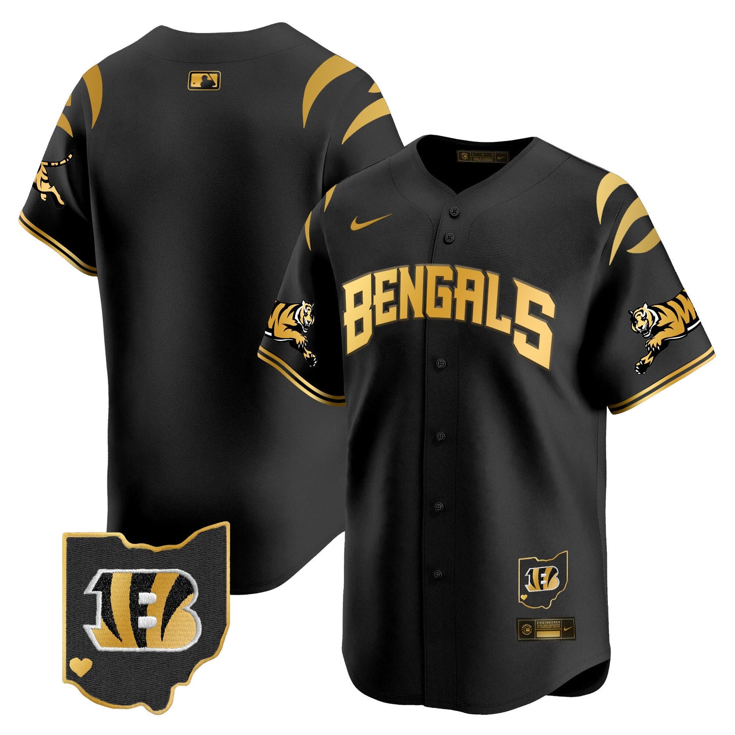 Men's Bengals Vapor Premier Limited Jersey - All Stitched