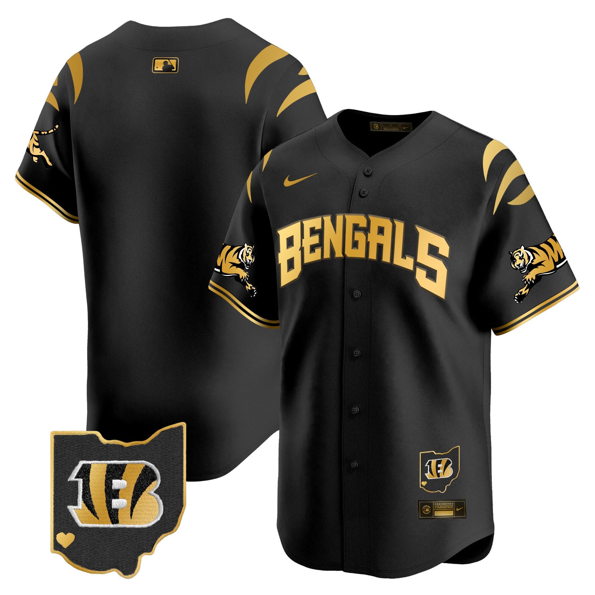 Men's Bengals Vapor Premier Limited Jersey - All Stitched