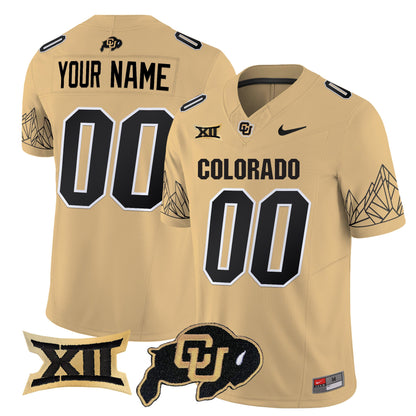 Colorado Buffaloes Vapor Limited Custom Jersey V3 - Big 12 XII Patch - All Stitched