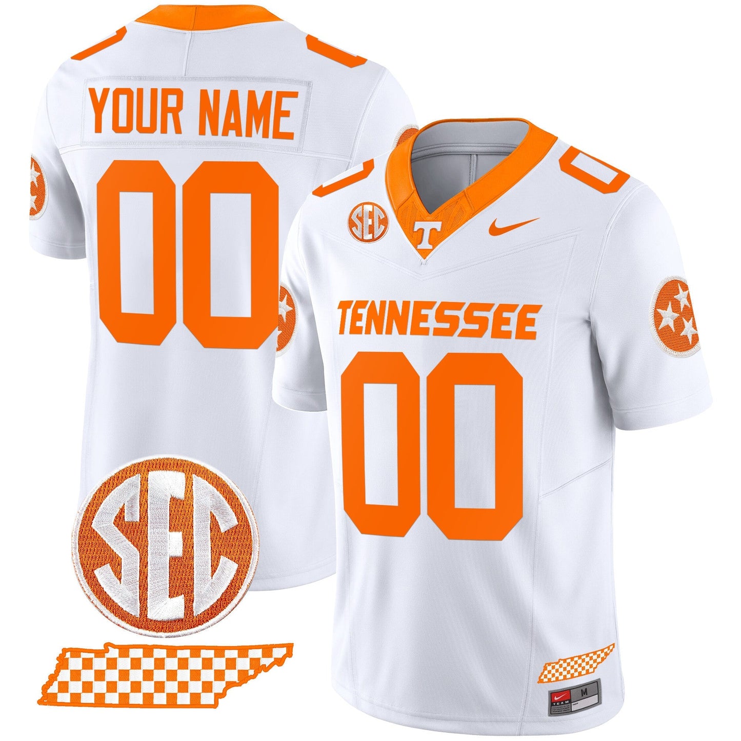 TENN 2024 Vapor Limited Custom Jersey V2 - All Stitched