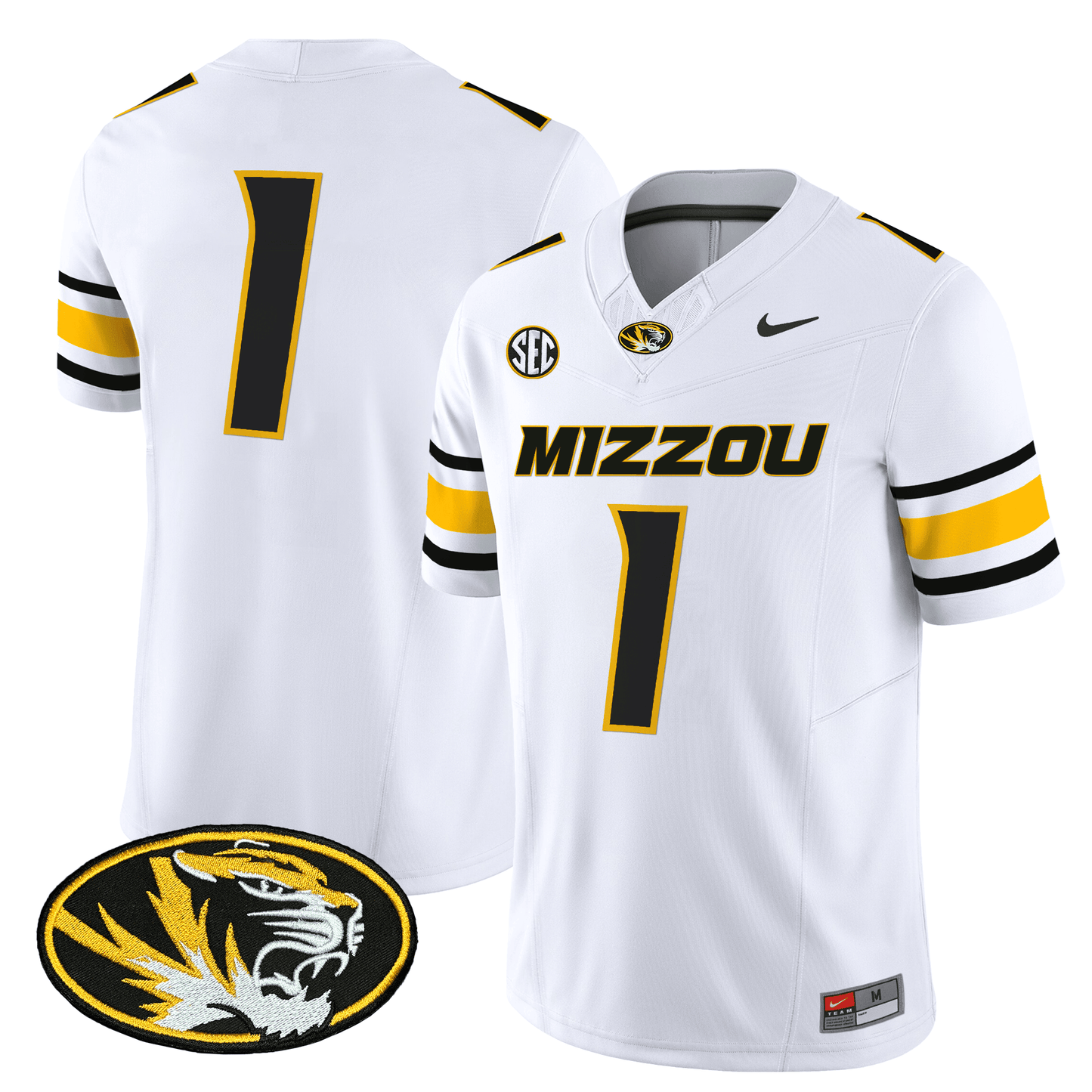 Missouri Tigers Vapor Limited Jersey - All Stitched