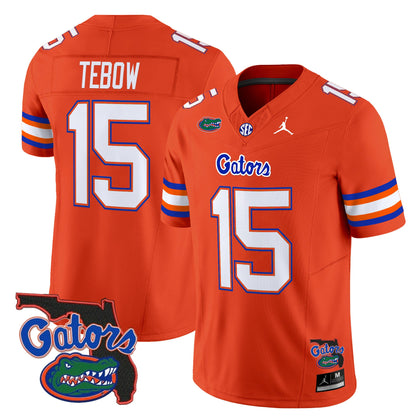Florida Gators 2024 Florida Patch Vapor Limited Jersey - All Stitched