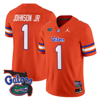 Florida Gators 2024 Florida Patch Vapor Limited Jersey - All Stitched