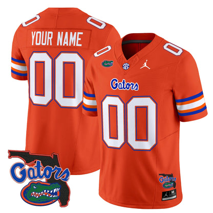 Florida Gators 2024 Florida Patch Vapor Limited Custom Jersey - All Stitched