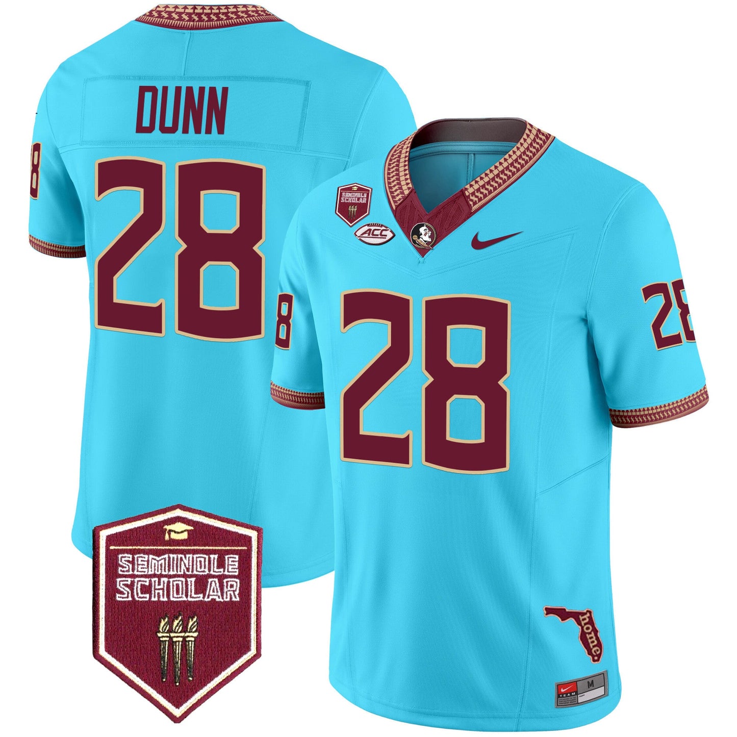 Florida State Seminoles 2024 Seminole Scholar Patch Vapor Limited Jersey - All Stitched