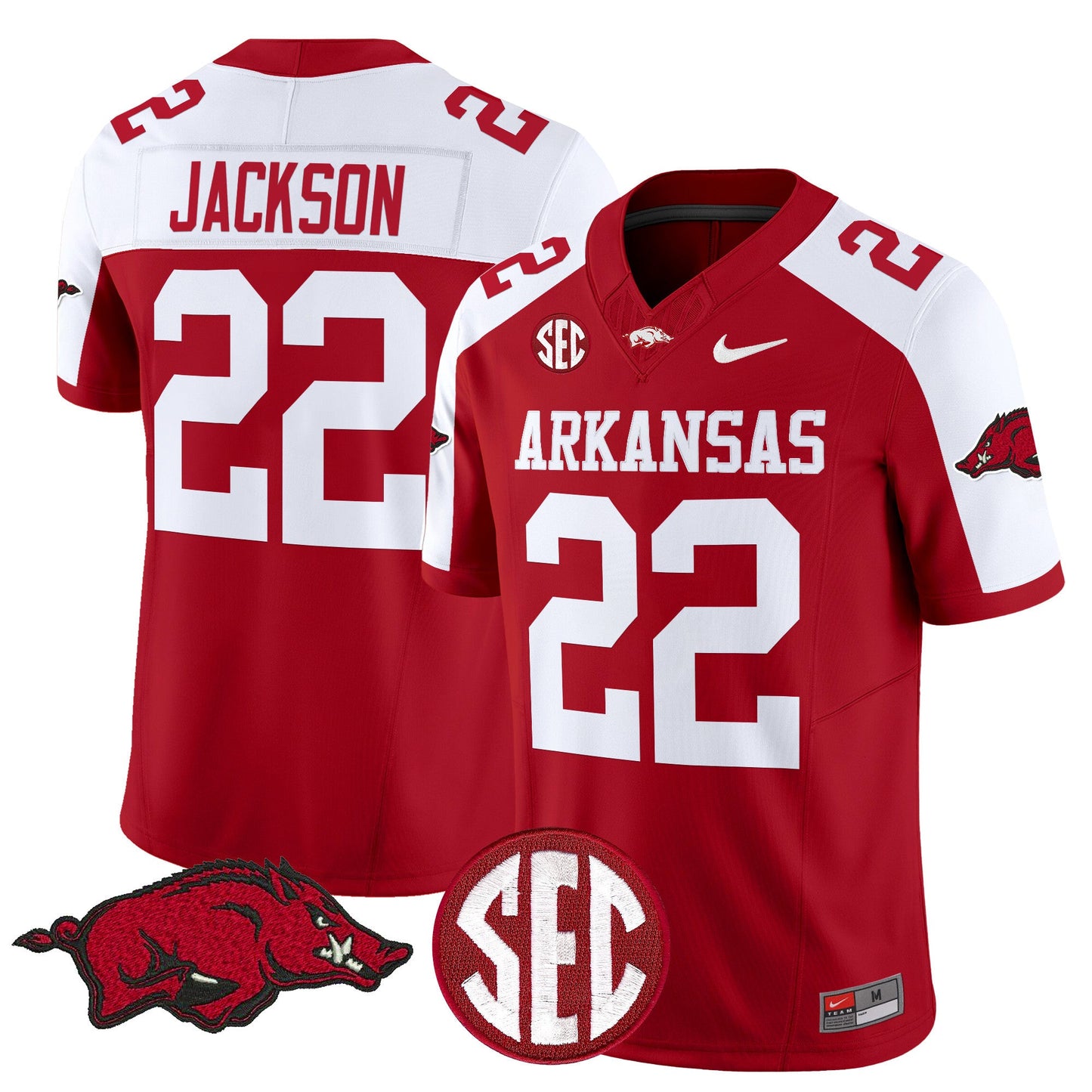 Arkansas Razorbacks Vapor Limited Jersey - All Stitched