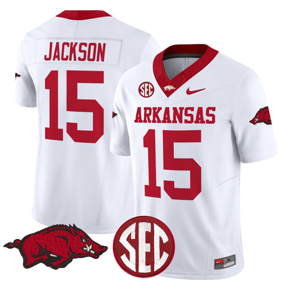 Arkansas Razorbacks Vapor Limited Jersey - All Stitched