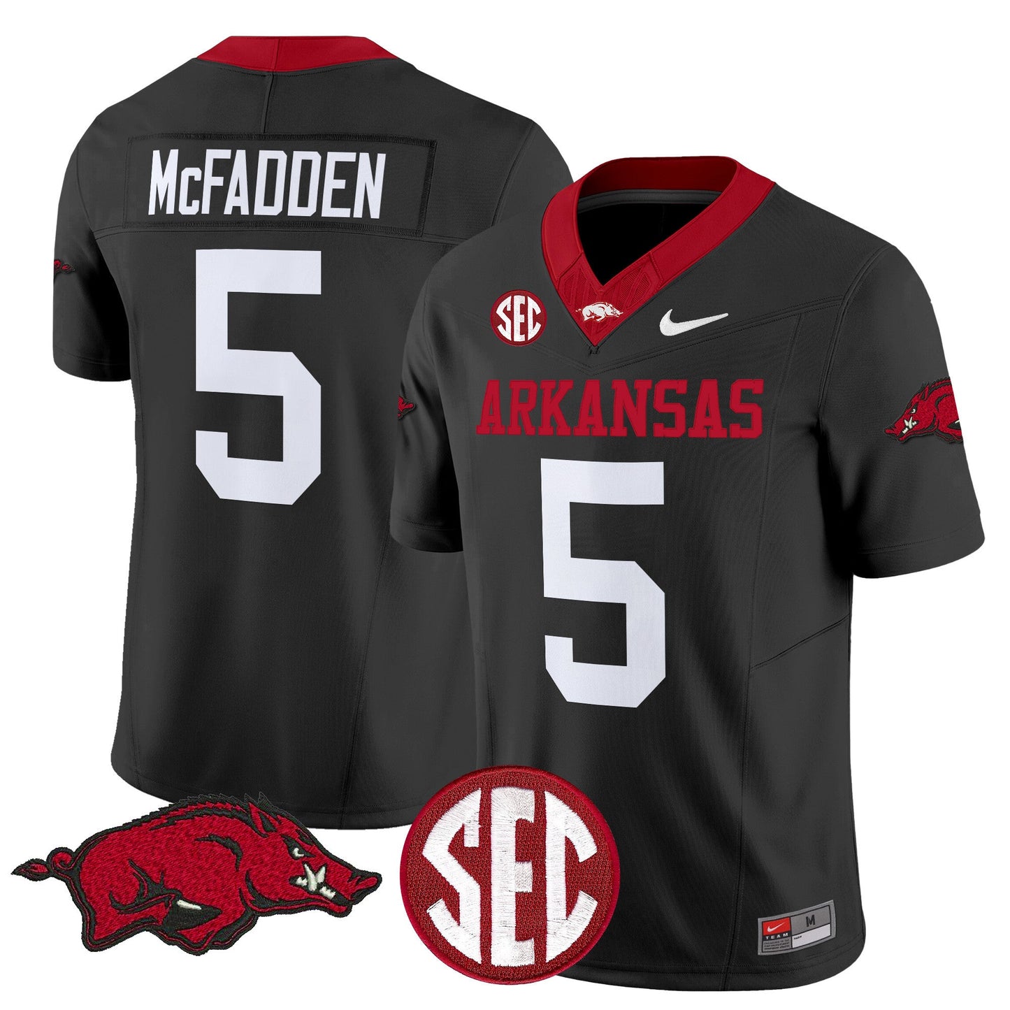 Arkansas Razorbacks Vapor Limited Jersey - All Stitched