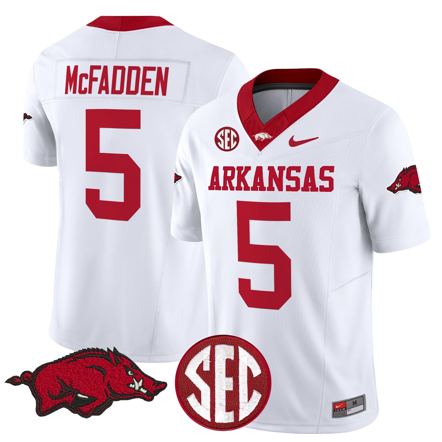 Arkansas Razorbacks Vapor Limited Jersey - All Stitched