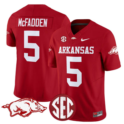 Arkansas Razorbacks Vapor Limited Jersey - All Stitched