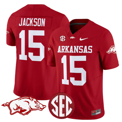 Arkansas Razorbacks Vapor Limited Jersey - All Stitched