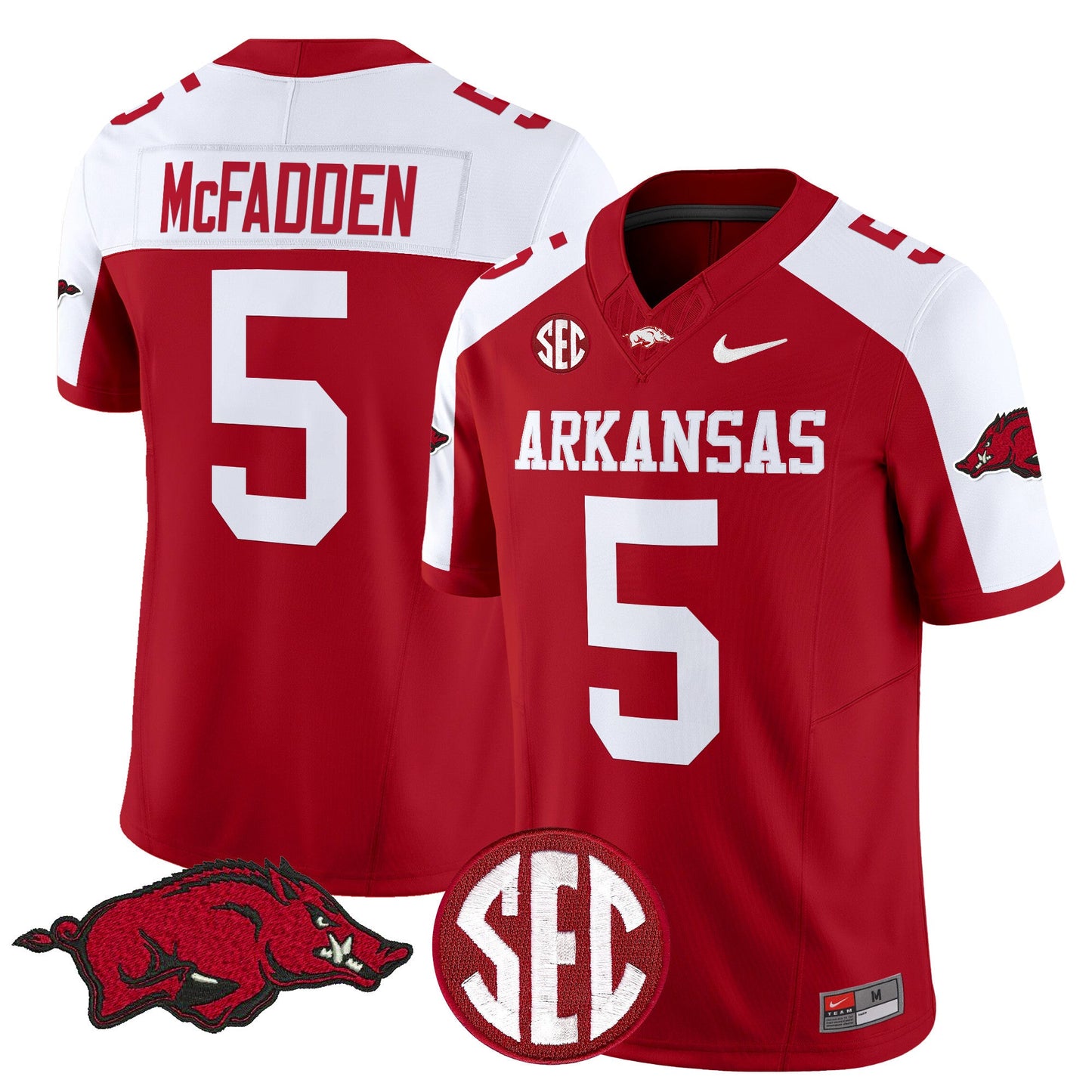 Arkansas Razorbacks Vapor Limited Jersey - All Stitched