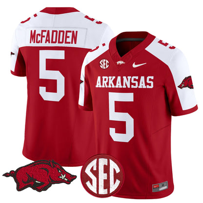 Arkansas Razorbacks Vapor Limited Jersey - All Stitched