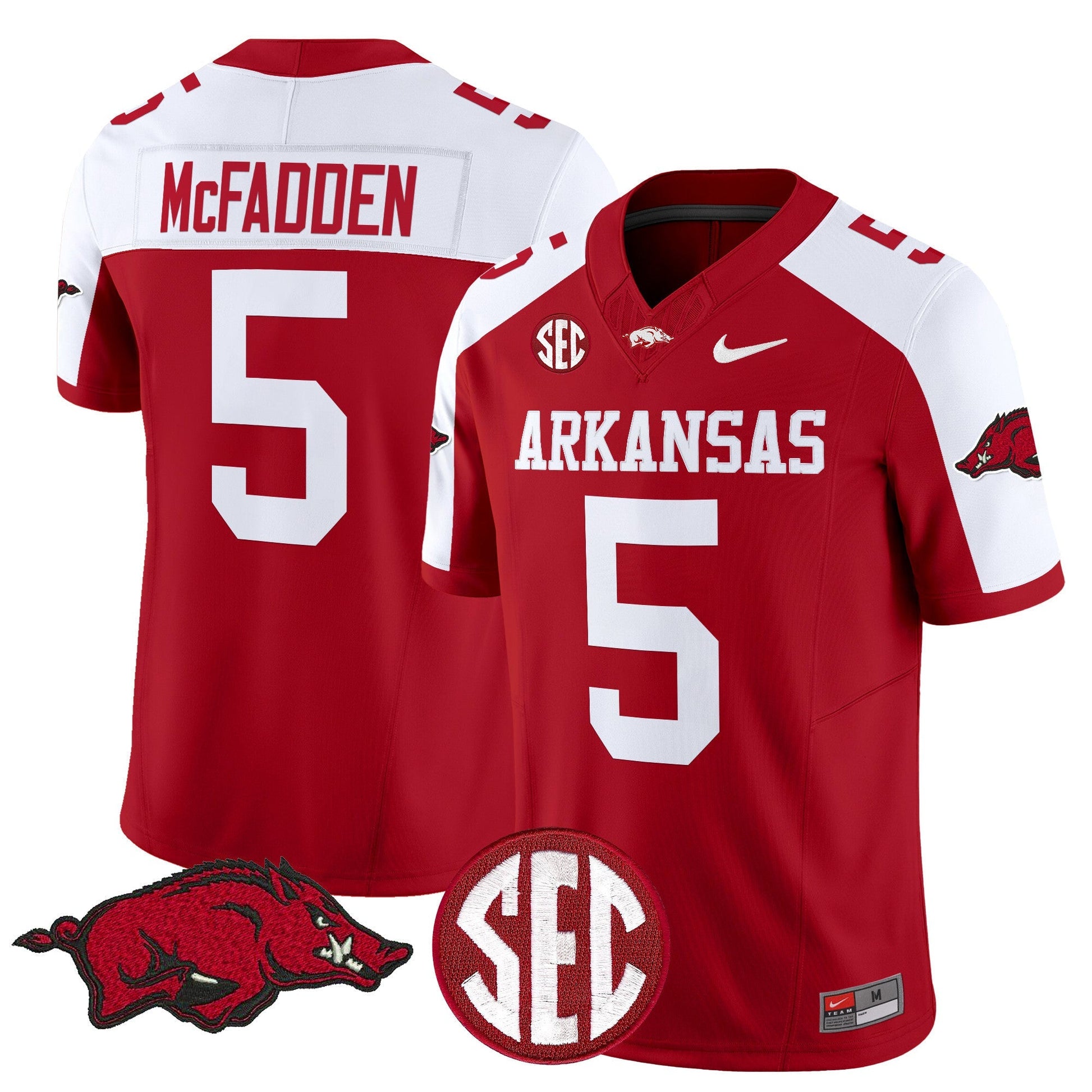 Men's Arkansas Razorbacks Vapor Limited Jersey - All Stitched