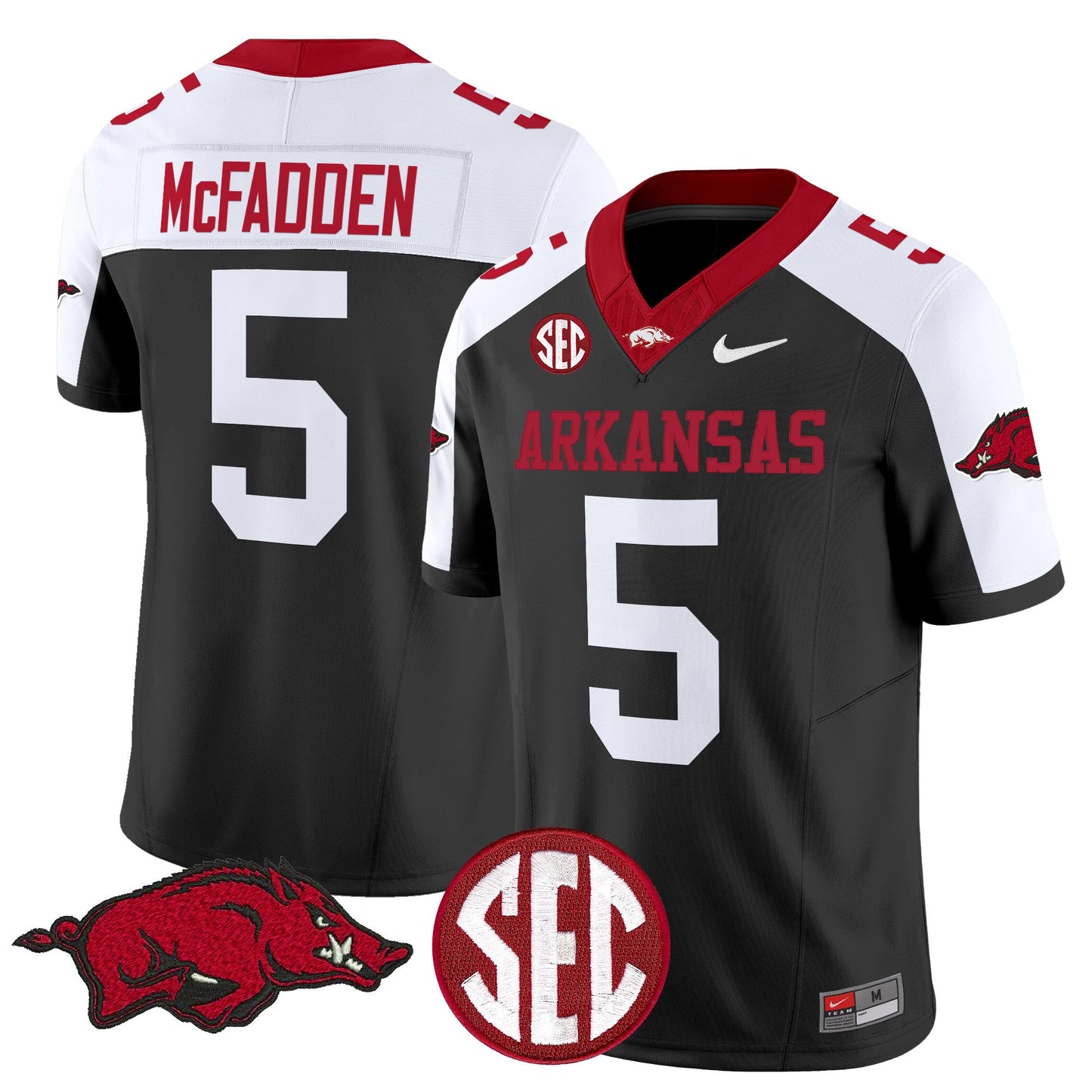 Arkansas Razorbacks Vapor Limited Jersey - All Stitched
