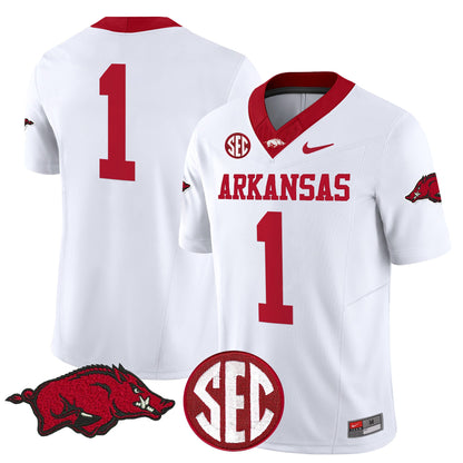 Arkansas Razorbacks Vapor Limited Jersey - All Stitched