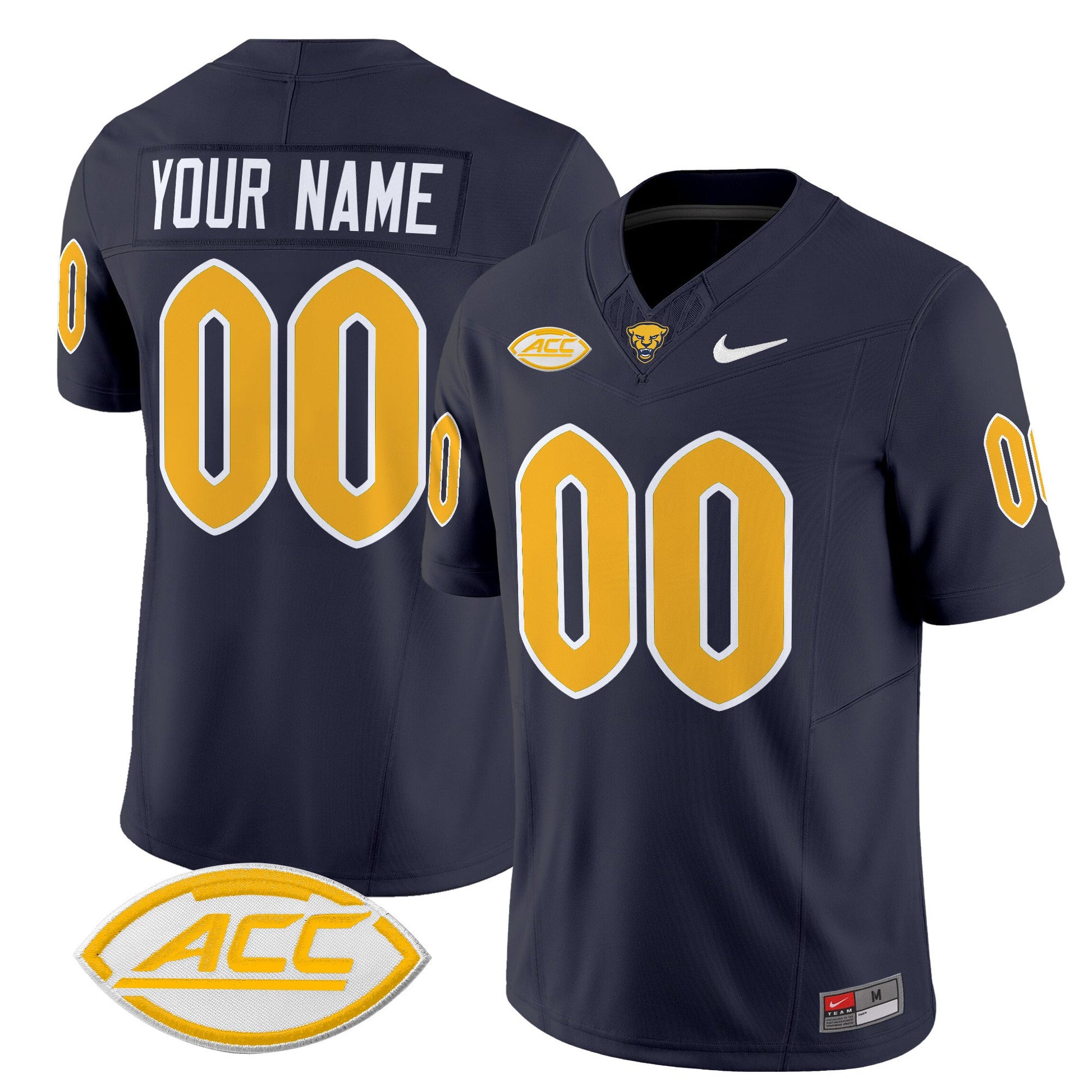 Pittsburgh Panthers 2025 Vapor Limited Custom Jersey - All Stitched