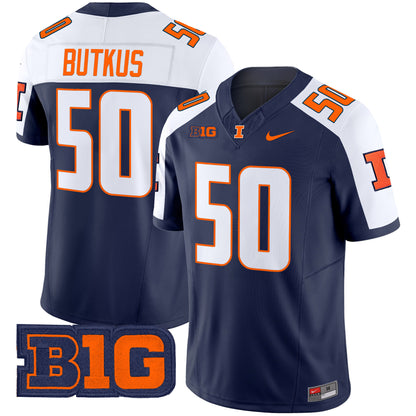 Men's Illinois Fighting Illini 2025 Vapor Limited Jersey - All Stitched