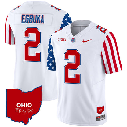 Men's Ohio State Buckeyes American Style Vapor Limited Jersey - All Stitched