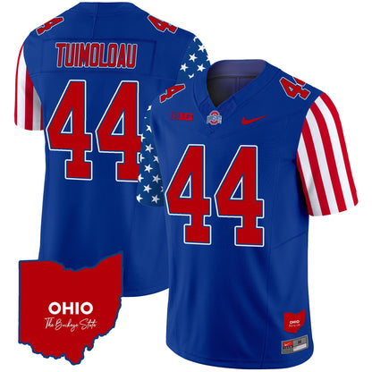 Men's Ohio State Buckeyes American Style Vapor Limited Jersey - All Stitched