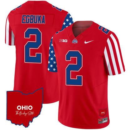 Men's Ohio State Buckeyes American Style Vapor Limited Jersey - All Stitched