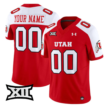 Utah Utes 2025 Vapor Limited Custom Jersey - All Stitched