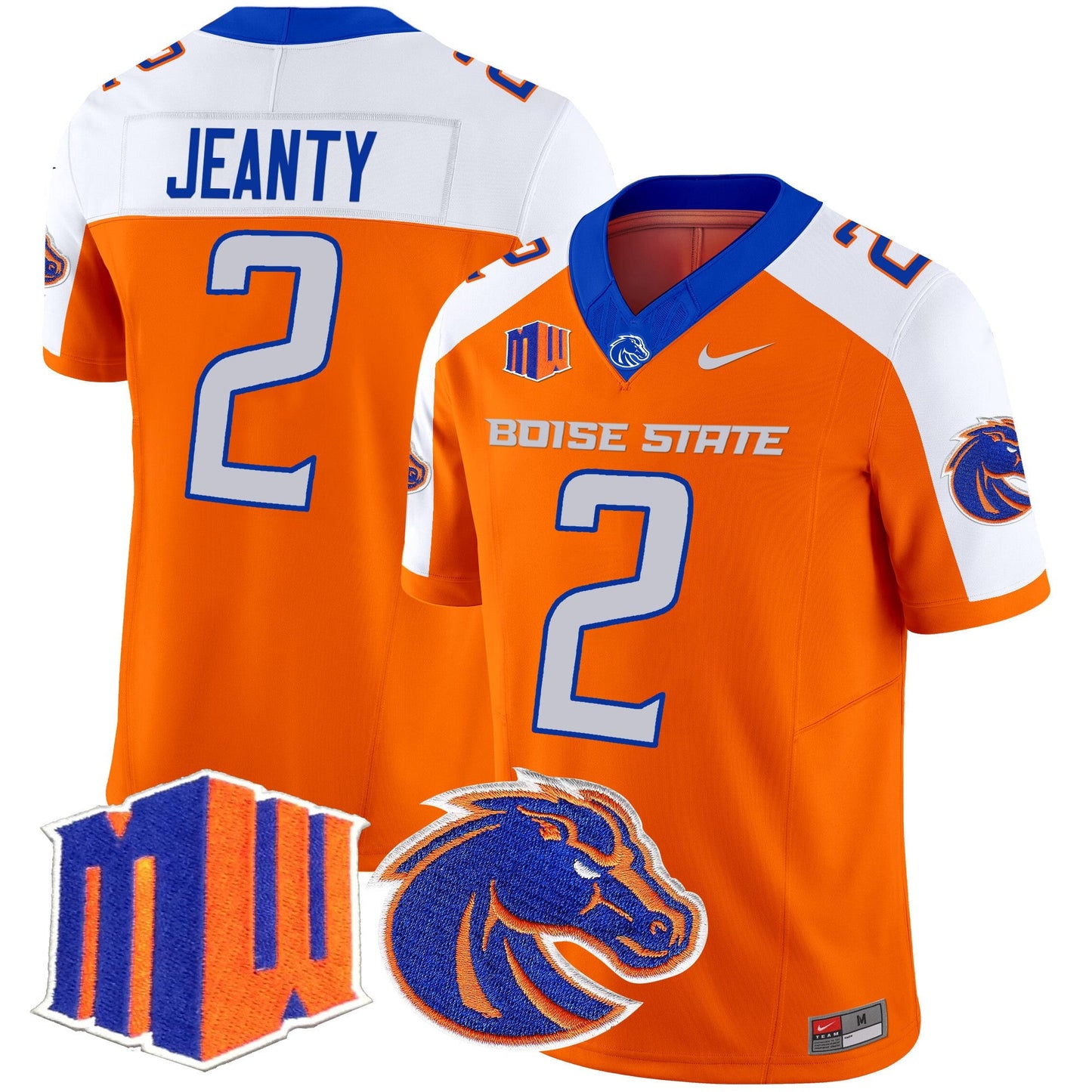 Men's Boise State Broncos 2025 Vapor Limited Jersey - All Stitched
