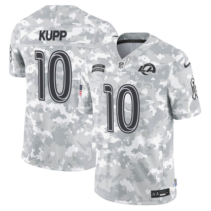 Rams 2024 Salute to Service Vapor Limited Jersey - Arctic Camo - All Stitched