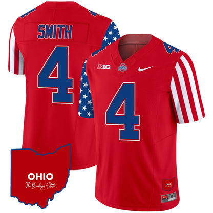 Men's Ohio State Buckeyes American Style Vapor Limited Jersey - All Stitched