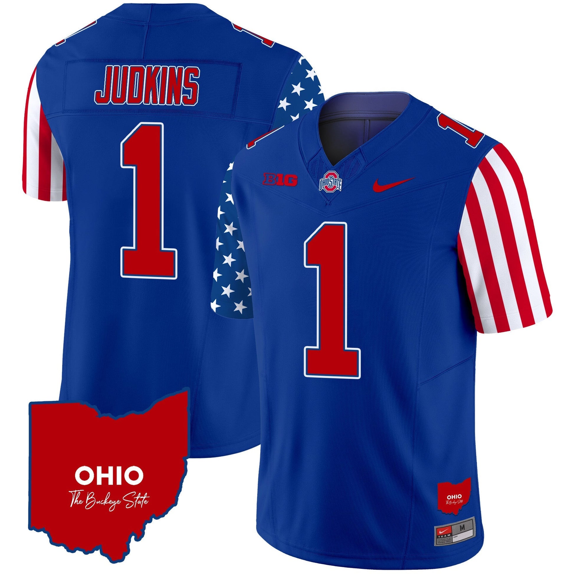 Men's Ohio State Buckeyes American Style Vapor Limited Jersey - All Stitched