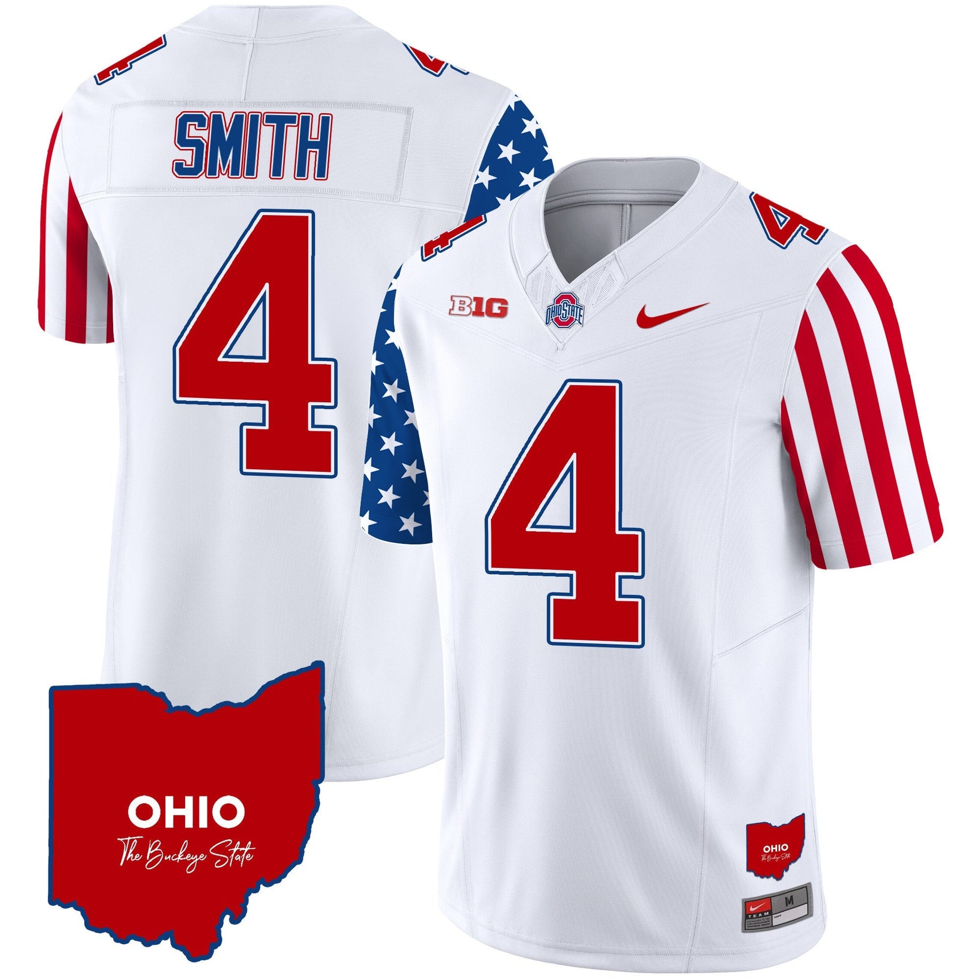 Men's Ohio State Buckeyes American Style Vapor Limited Jersey - All Stitched