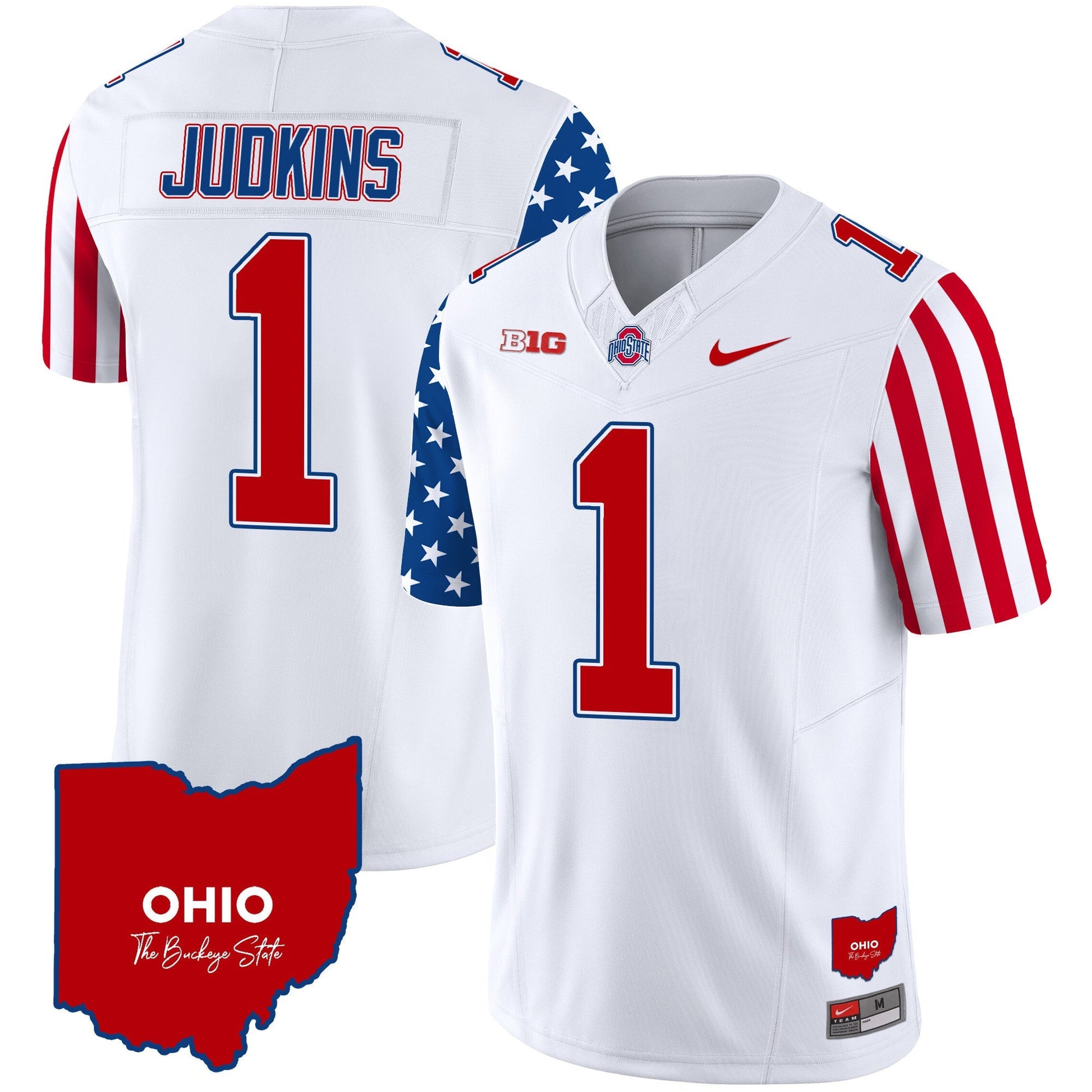 Men's Ohio State Buckeyes American Style Vapor Limited Jersey - All Stitched