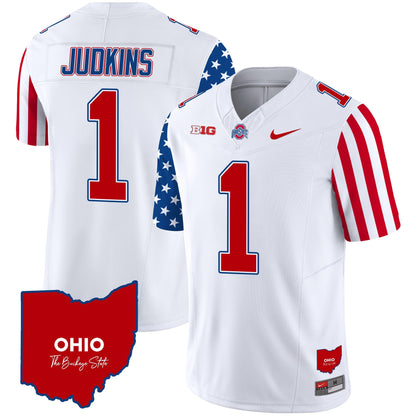 Men's Ohio State Buckeyes American Style Vapor Limited Jersey - All Stitched