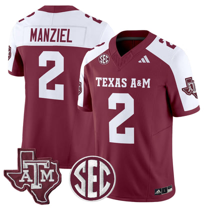 Men's Texas A&M Aggies 2025 Vapor Limited Jersey - All Stitched