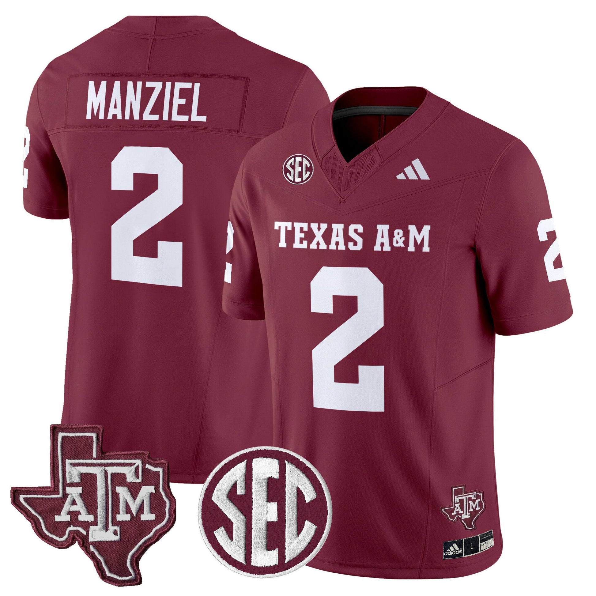 Men's Texas A&M Aggies 2025 Vapor Limited Jersey - All Stitched