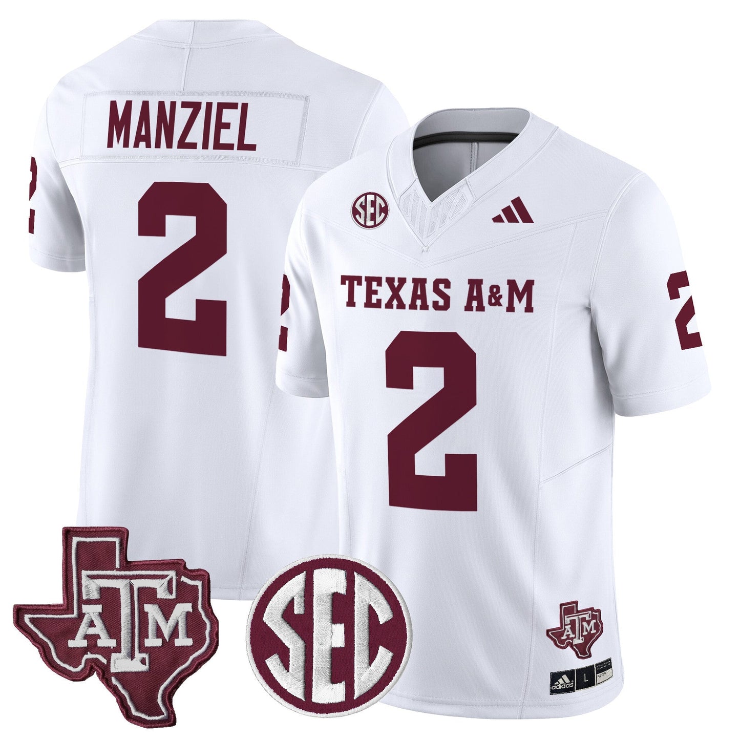 Men's Texas A&M Aggies 2025 Vapor Limited Jersey - All Stitched