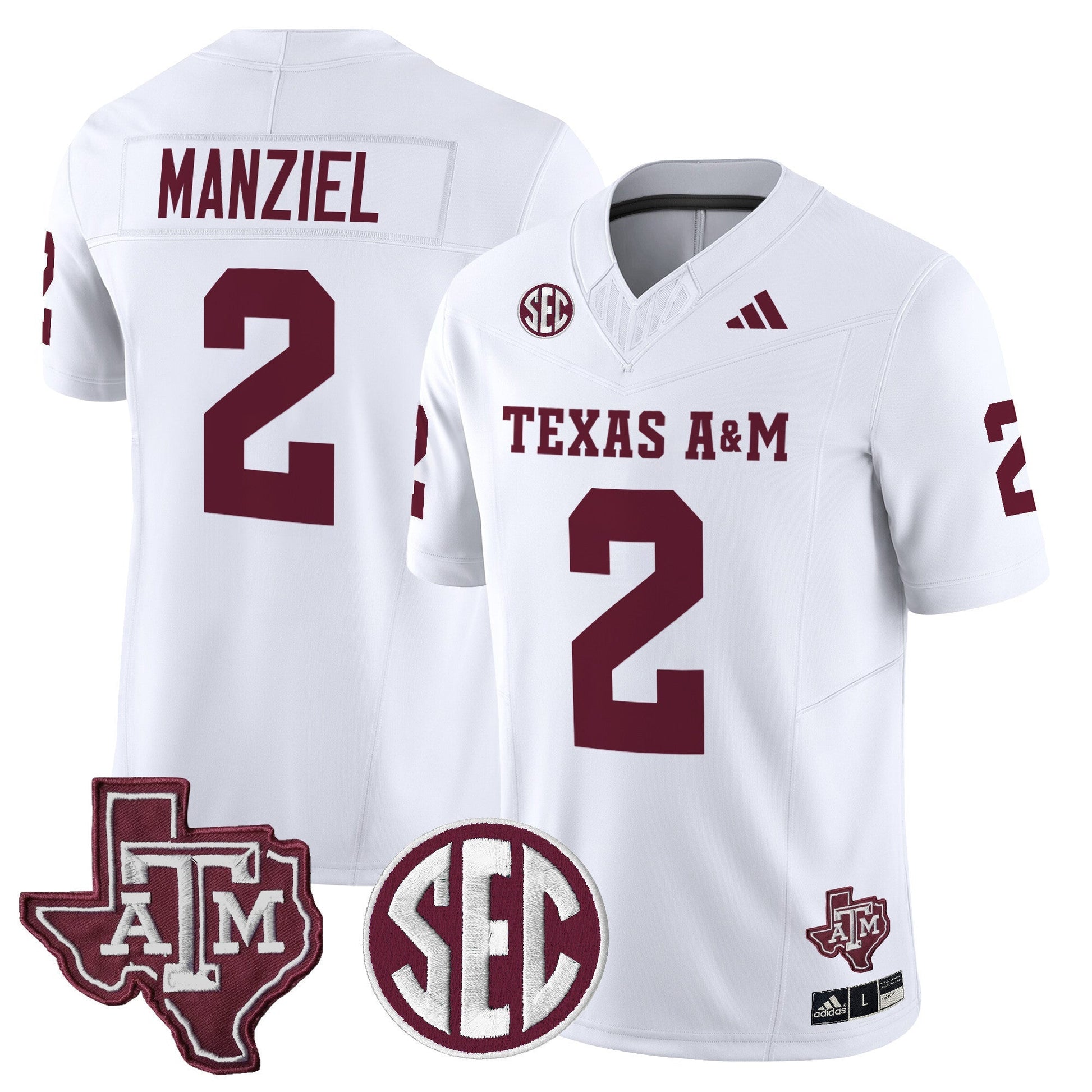 Men's Texas A&M Aggies 2025 Vapor Limited Jersey - All Stitched