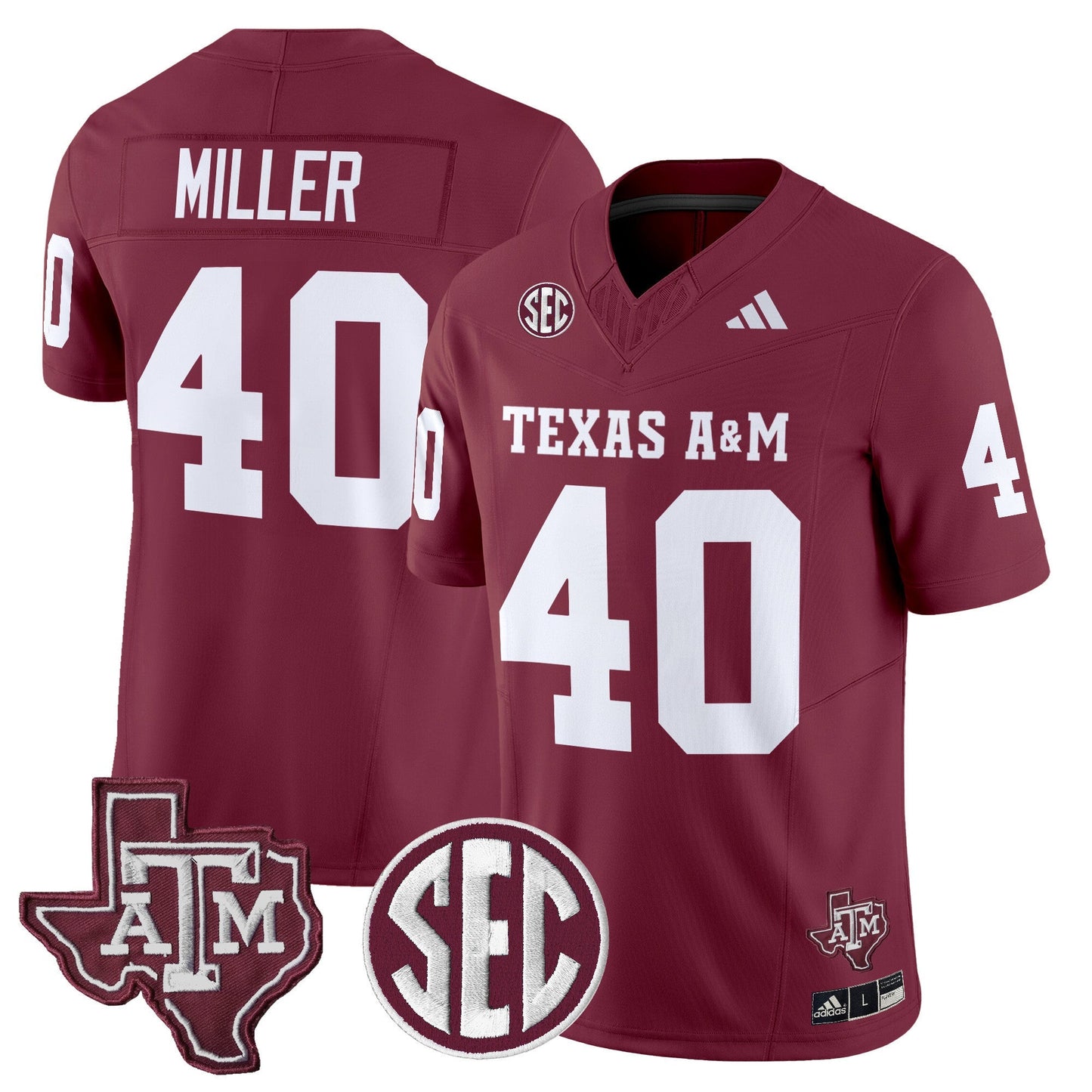 Men's Texas A&M Aggies 2025 Vapor Limited Jersey - All Stitched