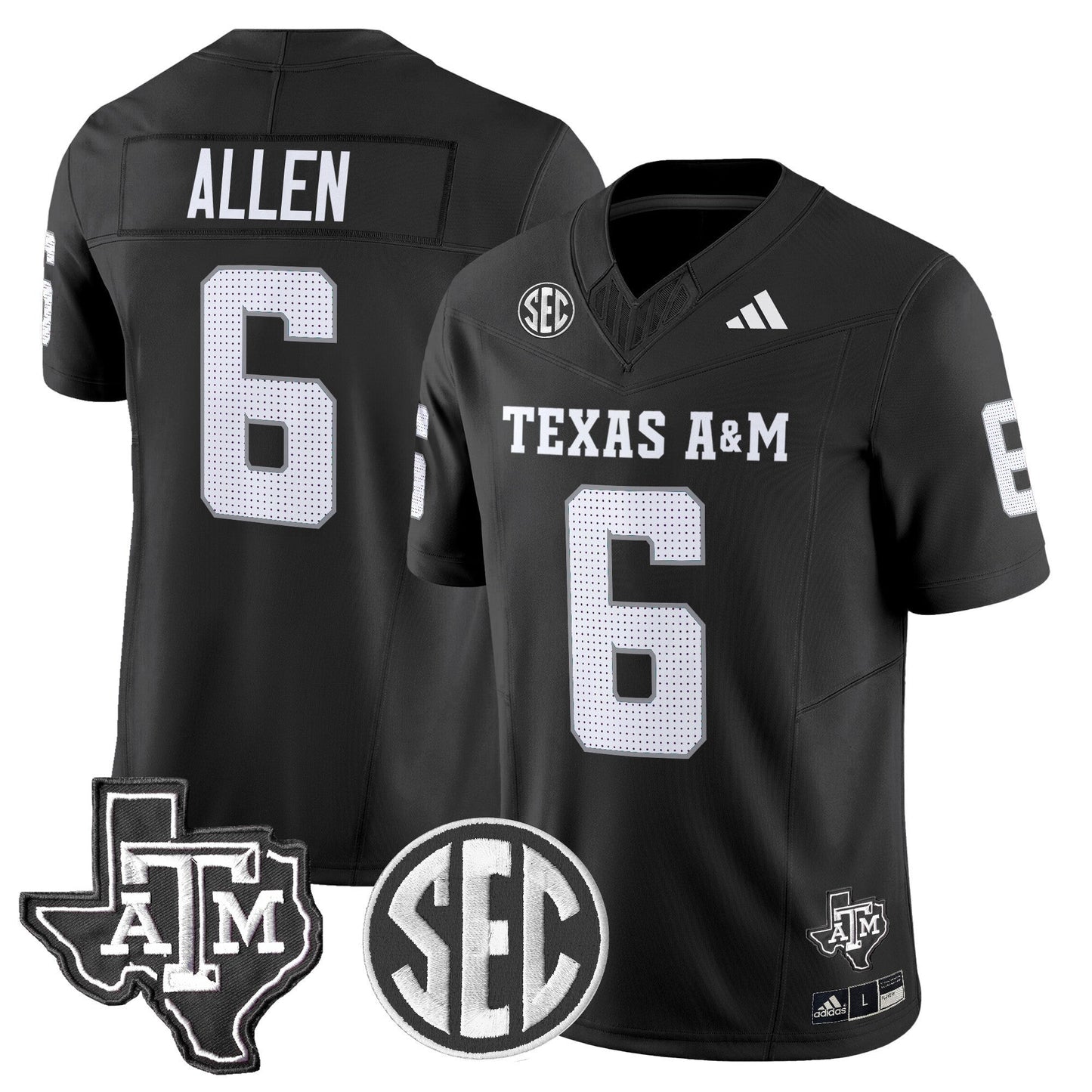 Men's Texas A&M Aggies 2025 Vapor Limited Jersey - All Stitched