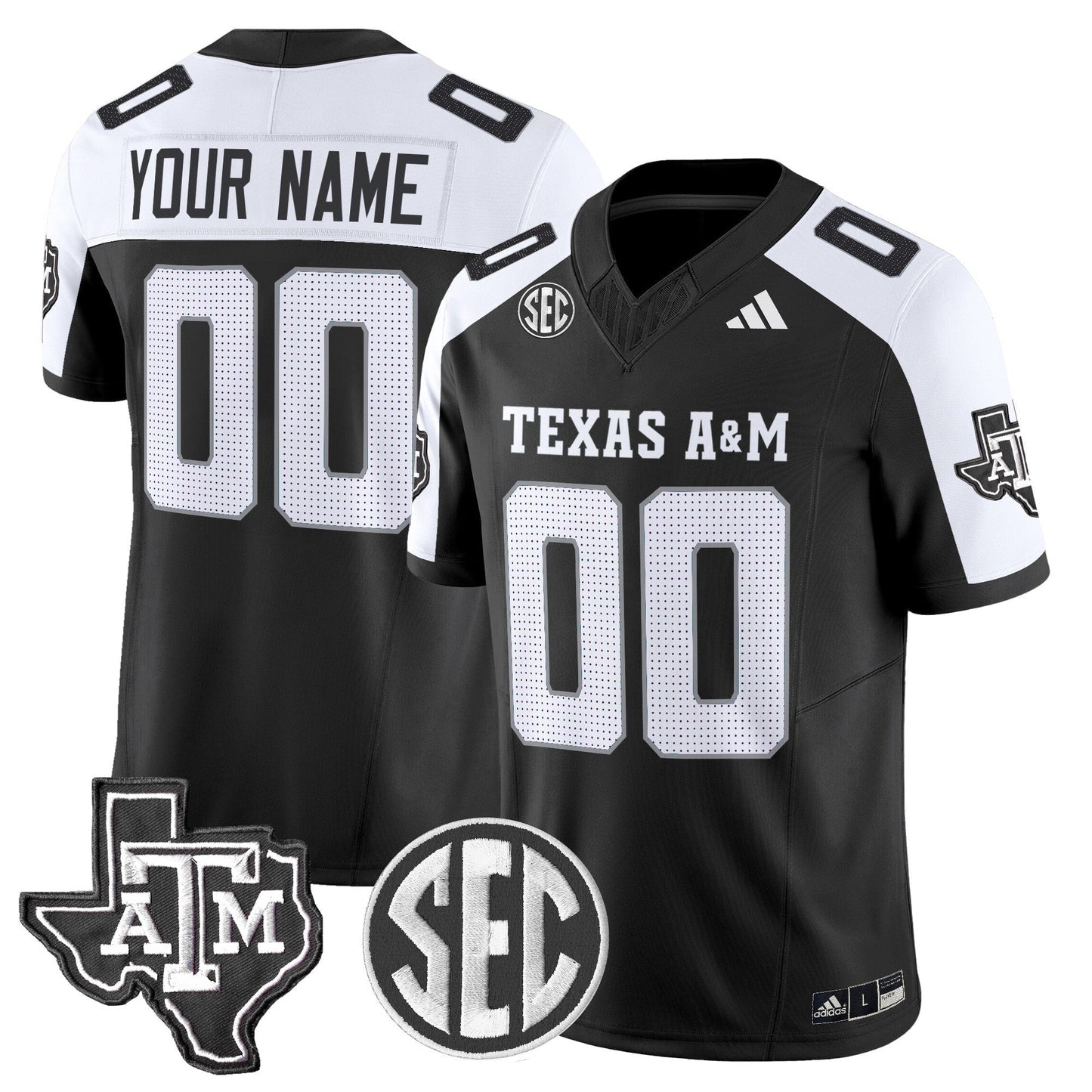 Texas A&M Aggies 2025 Vapor Limited Custom Jersey - All Stitched