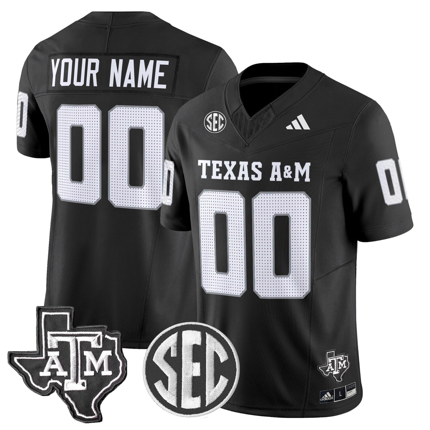 Texas A&M Aggies 2025 Vapor Limited Custom Jersey - All Stitched