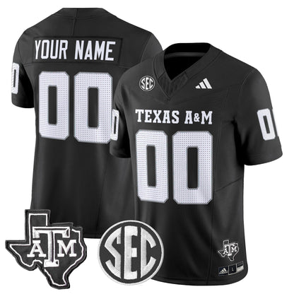 Texas A&M Aggies 2025 Vapor Limited Custom Jersey - All Stitched