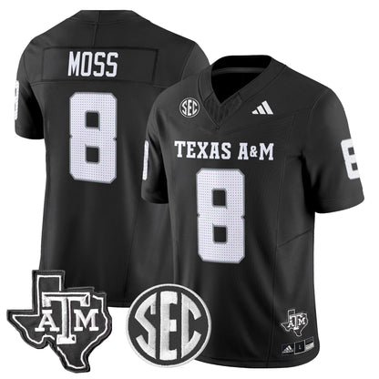 Men's Texas A&M Aggies 2025 Vapor Limited Jersey - All Stitched