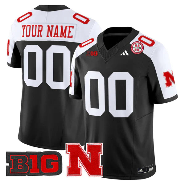 Custom Nebraska Football 2025 "Blackout" Jersey - All Stitched
